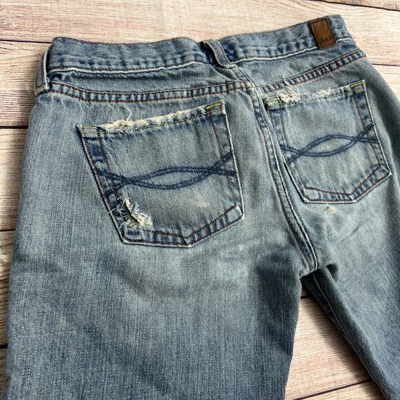 Abercrombie & Fitch Distressed Denim Cutoff Shorts Size 2S Women's Jean Shorts - Picture 6 of 9